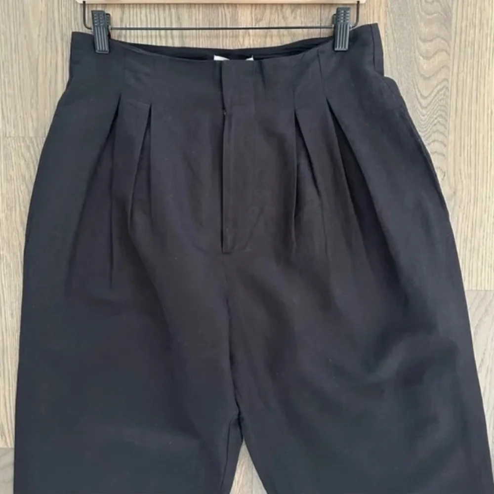 DÔEN Black Linen Louvre Pant, NWT - Picture 4 of 7